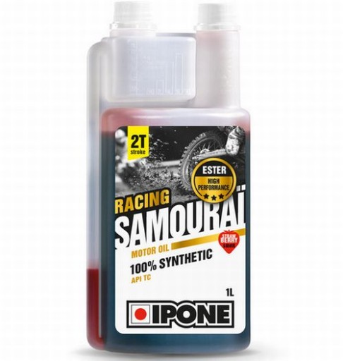 IPONE SAMOURAI OIL 2T ДЛЯ КЛУБНИЧНОЙ СМЕСИ 1L