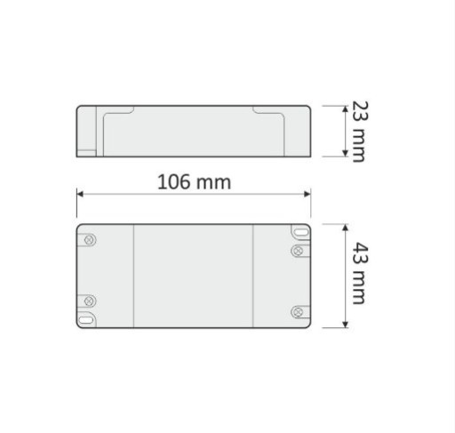 Светодиодный трансформаторный блок питания 7Вт Design Light 12В