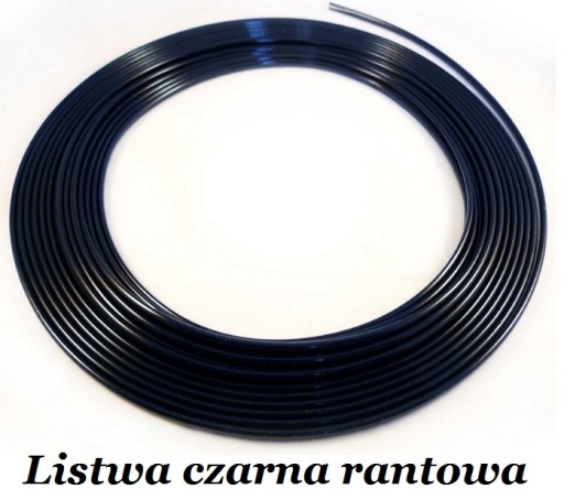 LISTWA CHROM RANTOWA RANTÓWKA 6x8mm POŁYSK 15M