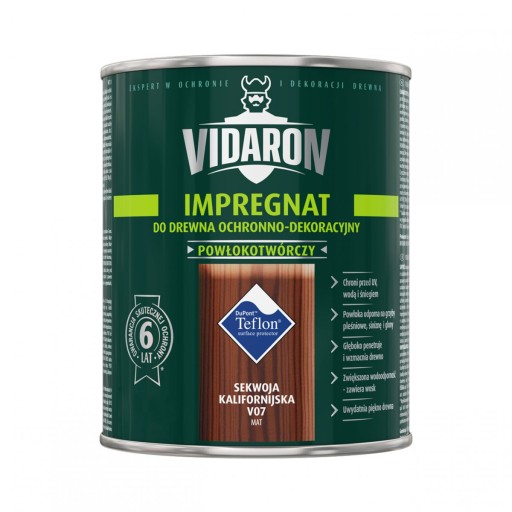 VIDARON IMPREGNAT V07 КАЛИФОРНИЯ красное дерево 4,5 л