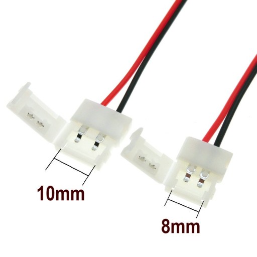 Złączka zacisk-przewód do taśm LED 8mm 120LED/m