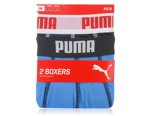 МУЖСКИЕ БОКСЕРЫ PUMA ИЗ ХЛОПКА, 2 ПАКЕТА, 2 ПАРЫ S