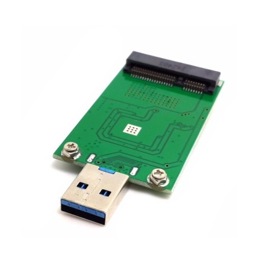 Адаптер Mini PCI-E mSATA — USB 3.0