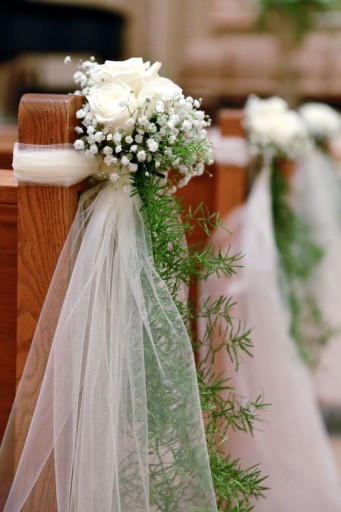 Organza biała organtyna do dekoracji Organza Ślubna lub na Komunię 48cm 9m
