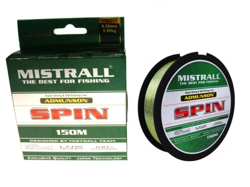 MISTRALL ADMUNSON SPIN LINE 0,20 мм / 150 м