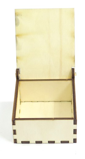 КОРОБКА КОРОБКА КОРОБКА ФАНЕРА 6x6x3см YD6