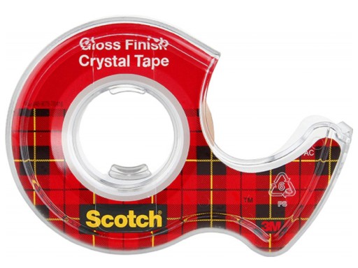 Прозрачная лента для диспенсера 3M Scotch Crystal.