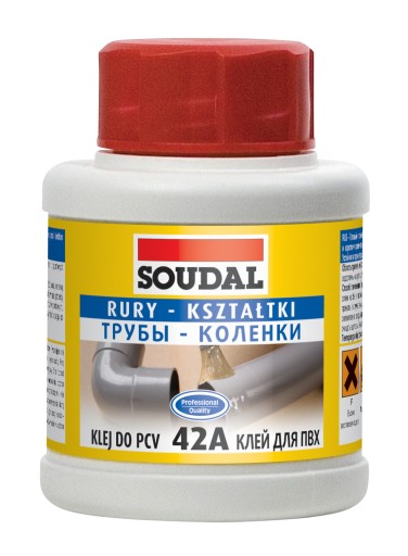 SOUDAL 42А клей для пластиковых труб ПВХ 50мл