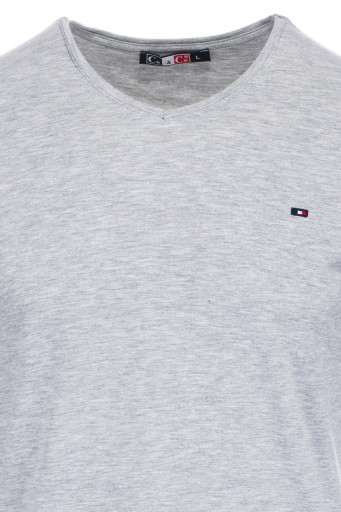 BLUZKA MĘSKA DŁUGI RĘKAW LONGSLEEVE BASIC SZARA XL