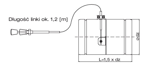 Демпфер с тросом PJS160/C fi 160 DARCO