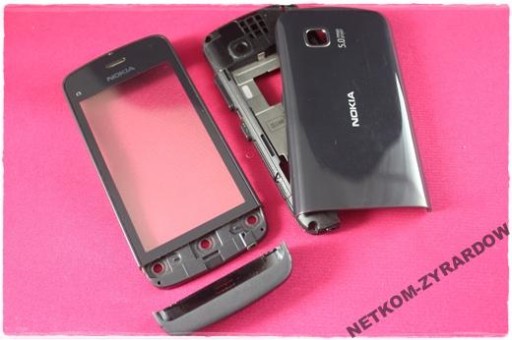 ORYGINALNA OBUDOWA ZESTAW NOKIA C5-03 GRANAT 5/6