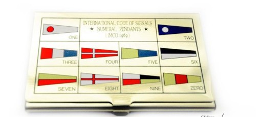 Piękny wizytownik KOD FLAGOWY. /Sklep JACHTING/