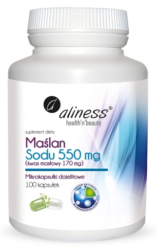 MAŚLAN SODU 100mg Kwas Masłowy REGENERACJA Aliness