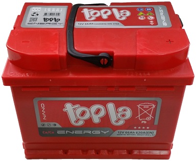Akumulator 66AH/620A P+ TOPLA ENERGY 242x175x190