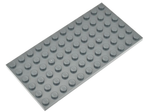 LEGO Płytka zwykła 6x12 3028 szara ciemna