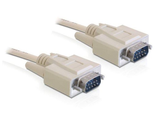 Kabel RS232 nullmodem męski męski male 3m Szczecin