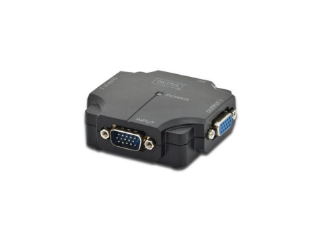 Rozdzielacz SVGA x2 Digitus DS-41120-1 350MHz