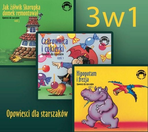 3w1 Opowieści dla starszaków AUDIOBOOK Gargamel