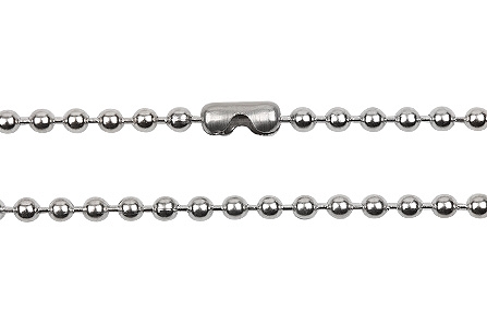 Łańcuszek stalowy kulkowy 2,4 mm 70 cm