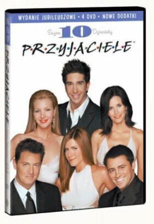 PRZYJACIELE FRIENDS SEZON 10 4DVD JUBILEUSZOWA