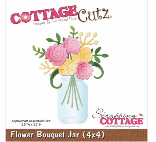 Wykrojnik CottageCutz Flower Bouquet Jar WYPRZEDAŻ