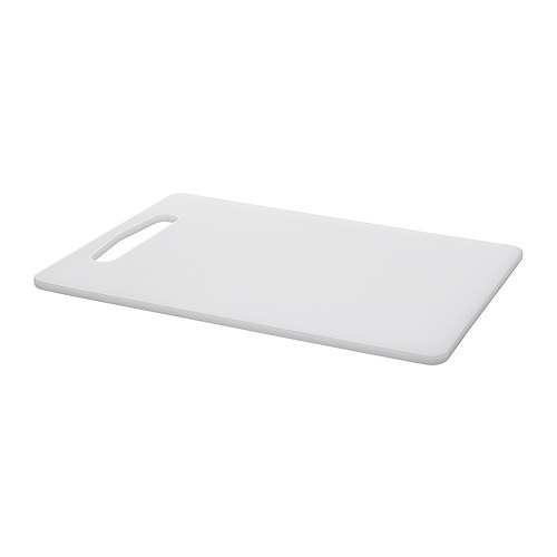 IKEA LEGITIM sztywna solidna kuchenna deska BIAŁA 34x24cm