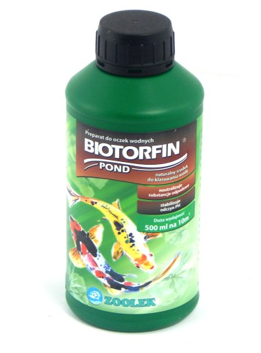 ZOOLEK BIOTORFIN 500ML PH DO OCZKA WODNEGO STAWU