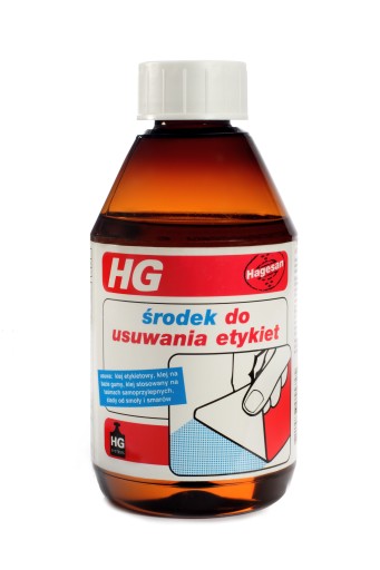 HG środek płyn do usuwania etykiet naklejek 300 ml