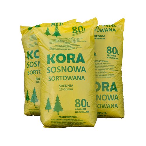 Średnia Kora Sosnowa 3x80L KOR-PAK - Frakcja II