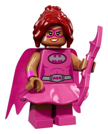 LEGO MINIFIGURES SERIA THE BATMAN MOVIE FIGURKA RÓŻOWA BATGIRL 71017 10