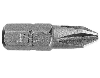 BIT PH2 25mm KOŃCÓWKA BITY WKRĘTAK GROT CR-V 25 mm
