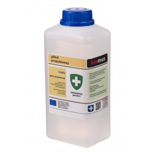 GLIKOL PROPYLENOWY SUPER CZYSTY 99,9% BIOMUS 1L