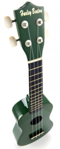 Harley Benton UK-12 Ukulele sopranowe zielone