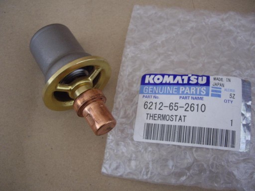 Nowy oryginalny TERMOSTAT Komatsu 6212-65-2610