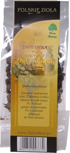 zaprawka do alkoholu ZŁOTY KORZEŃ różeniec górski