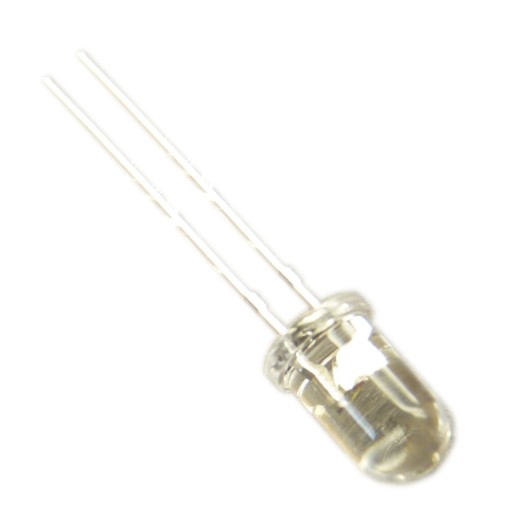 Dioda led 5mm prawdziwe 12V T5 R5 T3 R3 biała 10x