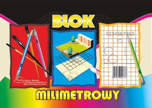 Blok milimetrowy A4 Protos 21834