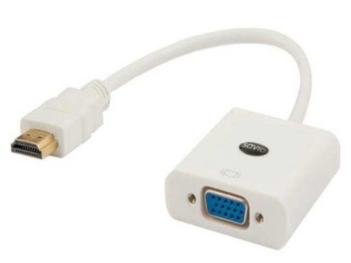 Adapter Przejściówka HDMI to VGA DSUB Projektor v3