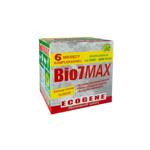 BIO 7 MAX 1 KG BAKTERIE DO OCZYSZCZALNI SZAMBA