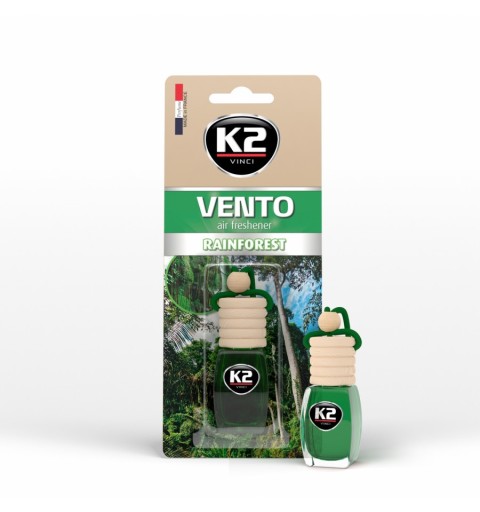 K2 VENTO RAINFOREST ZAPACH DO AUTA ZAWIESZKA 8 ML