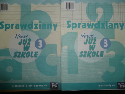 NOWE JUŻ W SZKOLE 3 sprawdziany CAŁOROCZNE TESTY