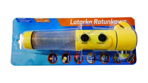 Latarka samochodowa wielofunkcyjna życia LED NÓŻ