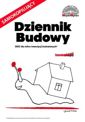 Dziennik Budowy DB/D samokopiujący