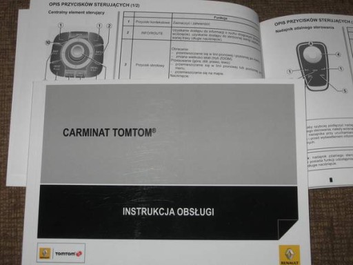 RENAULT CARMINAT TOMTOM instrukcja nawigacja PL