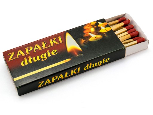 Zapałki długie grill znicze kominek