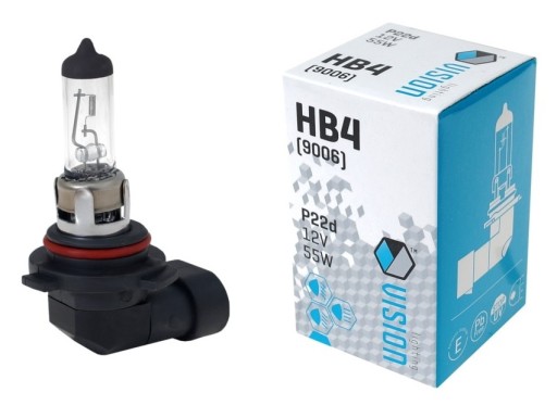 Żarówka Halogenowa VISION HB4 9006 12V 55W P22d E4