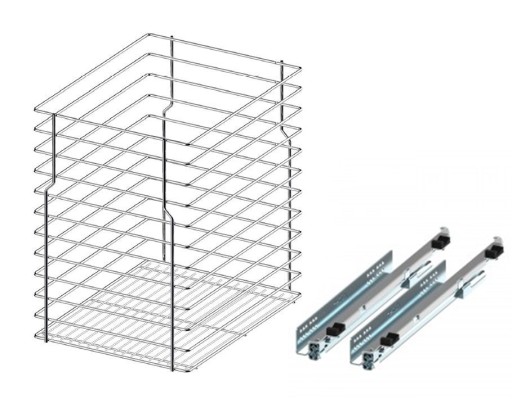 CARGO MULTI JEDNOPOZIOMOWE 300 SREBNA Hettich REJS