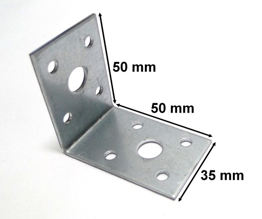 KĄTOWNIK MONTAŻOWY ŁĄCZNIK BUDOWLANY 50x50x35x2.5