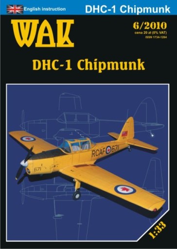 1:33 Samolot DHC-1 Chipmunk WAK 6/2010