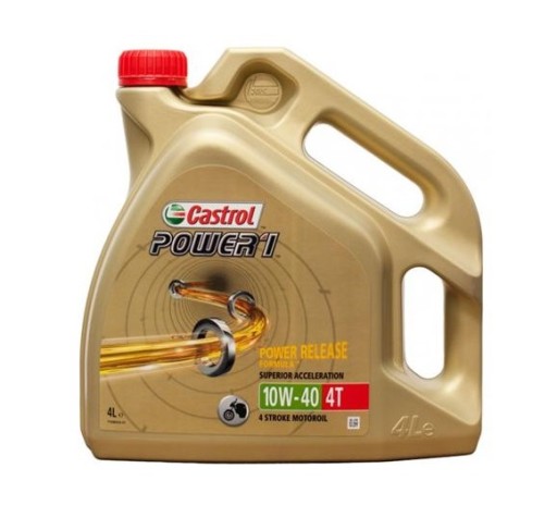 OLEJ CASTROL POWER1 4T 10W40 4L półsyntetyk J-aw